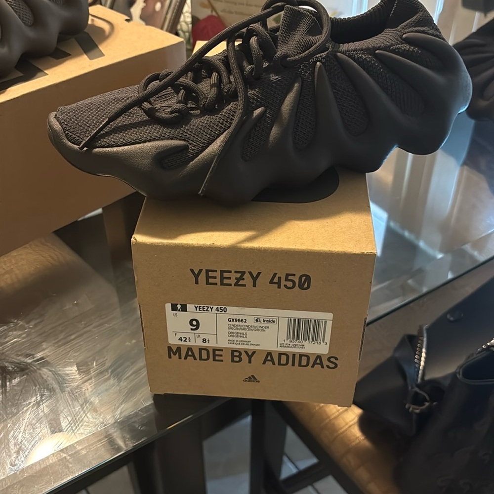 adidas Yeezy 450 Black Men's Shoes